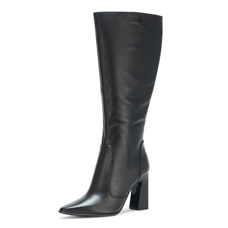 Amazon.com | DKNY Women's Soryn Knee High Boot with Block